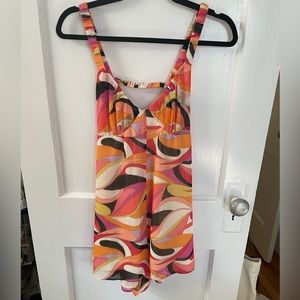 Colorful, Retro pattern Romper